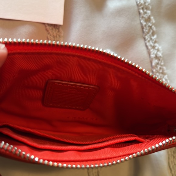Coach x Baseman Buster Red Wristlet - Picture 5 of 5